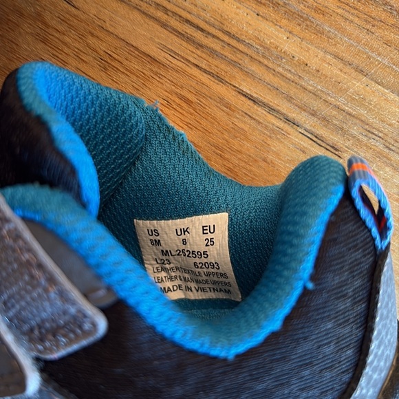 Merrell Little Kid's Trail Chaser Jr Hiking Shoe, Grey/Black - Picture 3 of 10